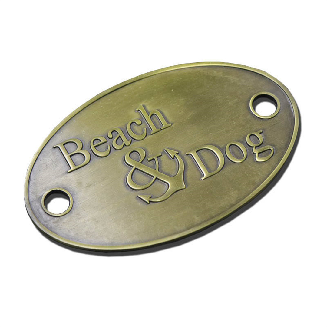 Zinc alloy metal logo plate